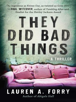 cover image of They Did Bad Things